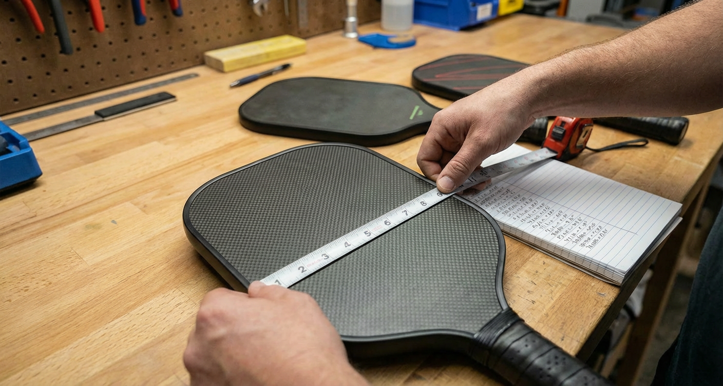 Manual Paddle Dimension Measurement